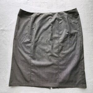 Houndstooth Skirt Womens Size 22 Plus Pencil Preppy Office Corporate Work Career